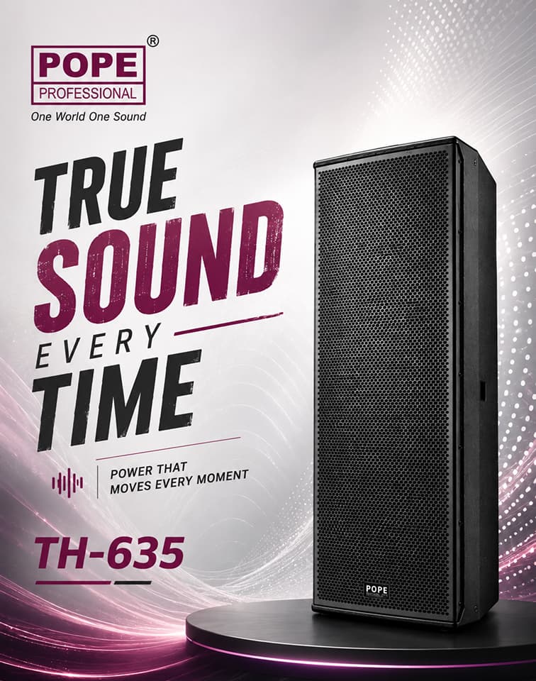 True Sound Every Time — TH-635 Professional Speaker